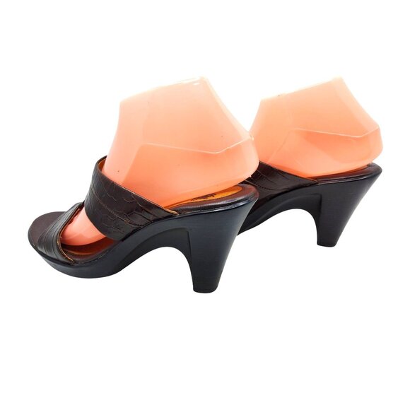 Womens Sofft Leather Platform Slide Sandals. Size 8M - Picture 5 of 7